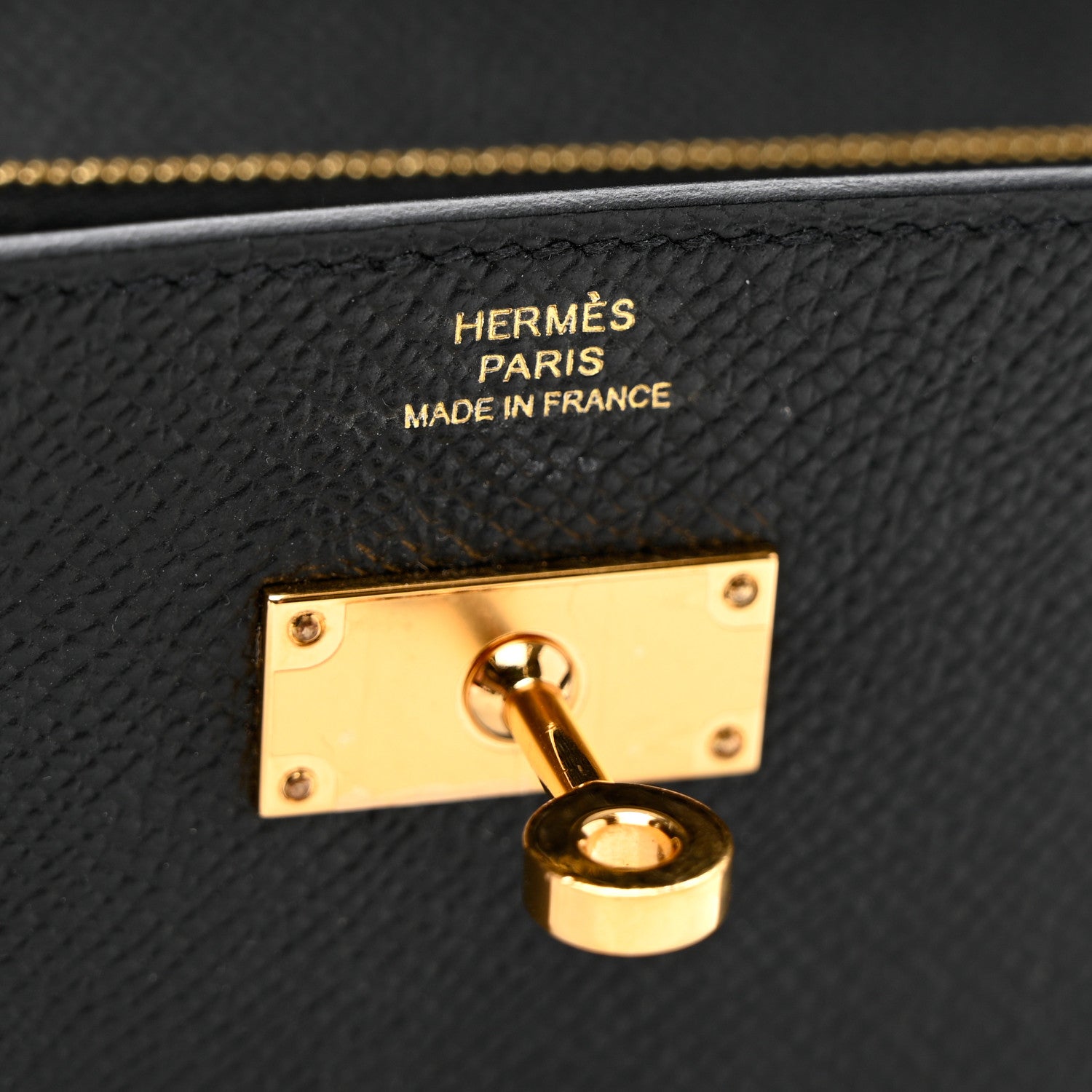 Hermes Epsom Kelly Wallet To Go Black 6 of 6