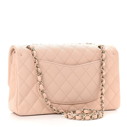Chanel Caviar Quilted Medium Double Flap Light Beige 3 of 11