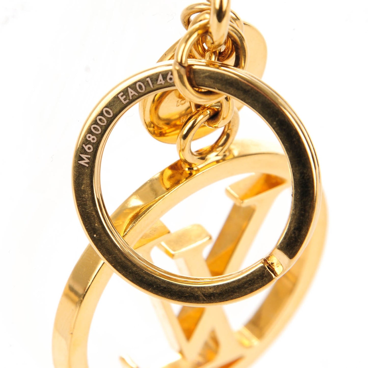 LV Circle Key Holder Gold