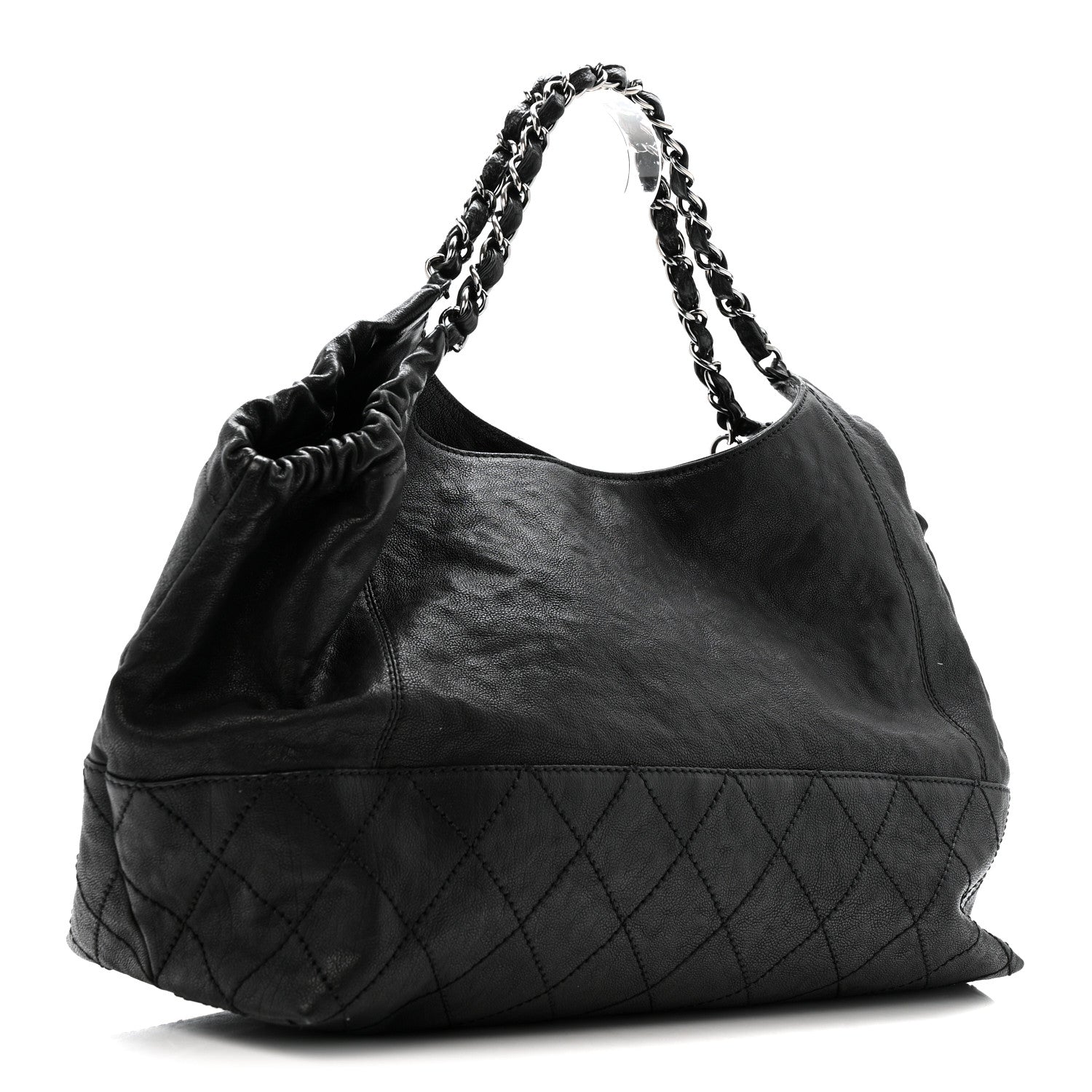 Chanel Calfskin Baby Coco Cabas Black Black 4 of 15