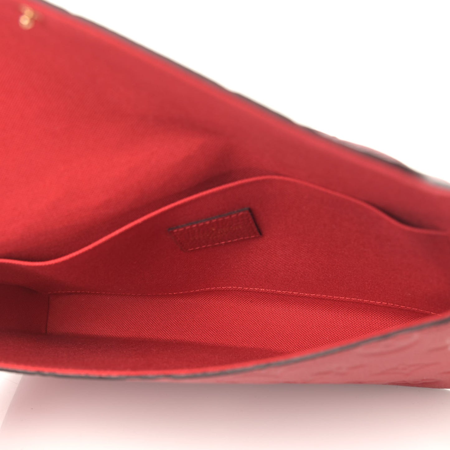 Empreinte Pochette Felicie Chain Wallet Scarlet