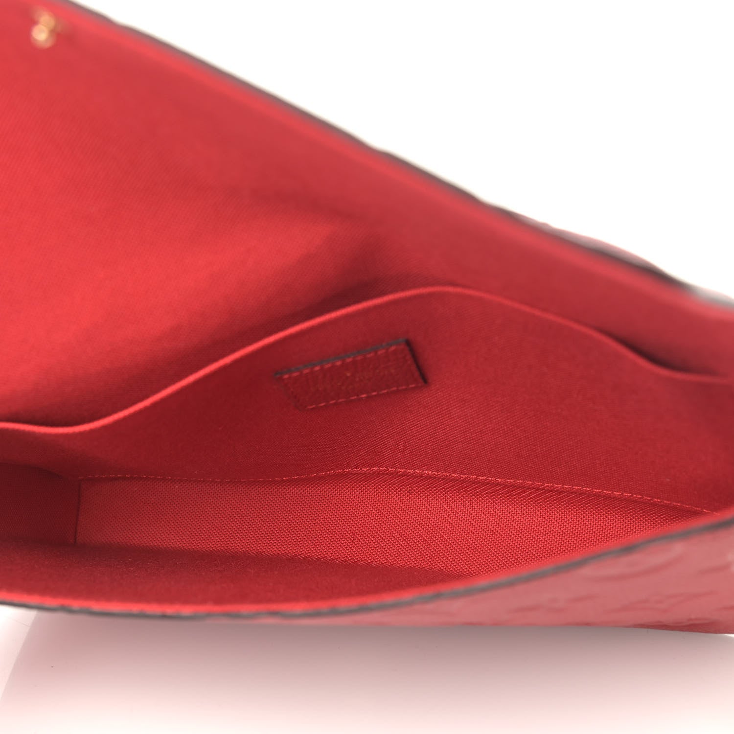 Louis Vuitton Empreinte Pochette Felicie Chain Wallet Scarlet 6 of 11