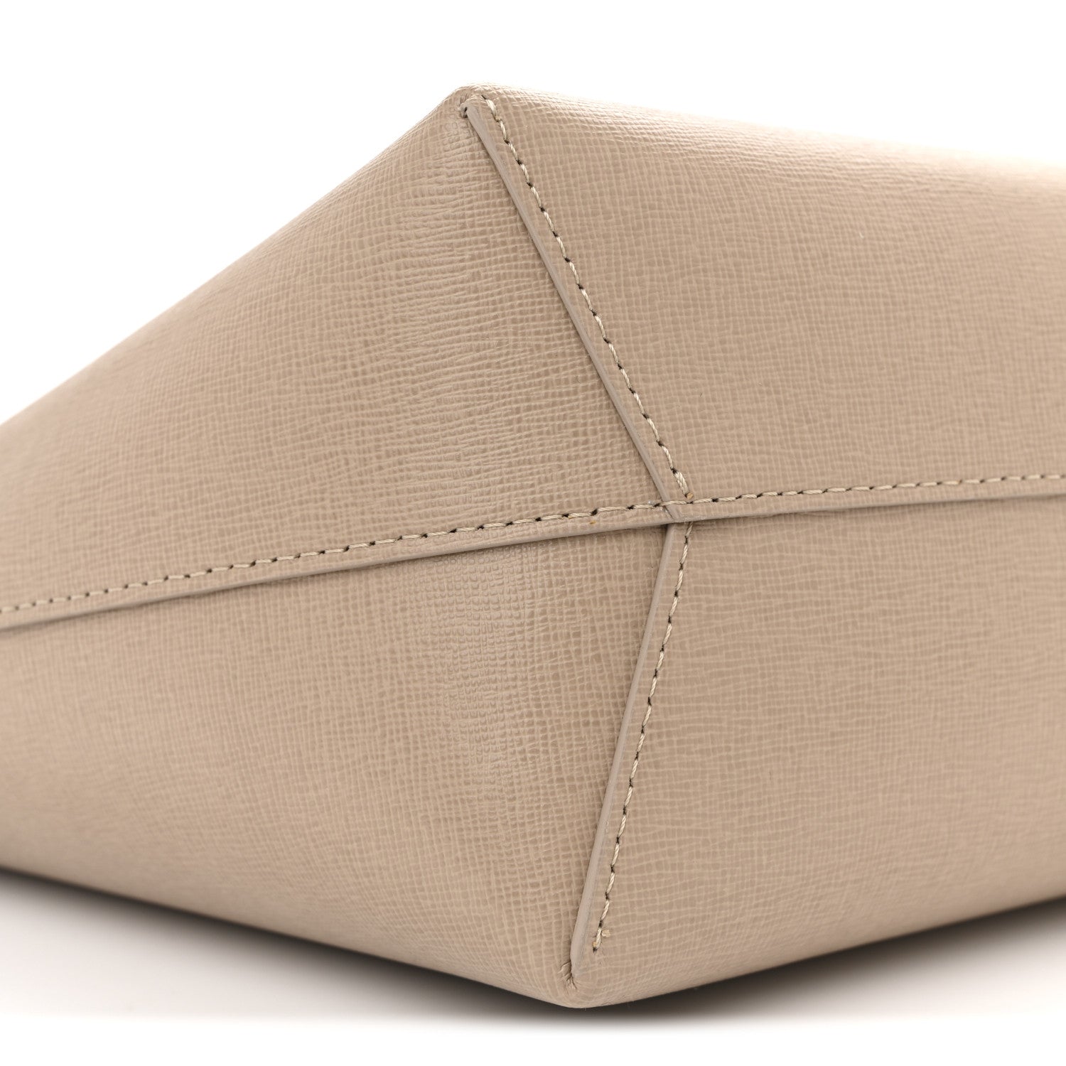 Mansur Gavriel Saffiano Small Zip Tote Beige 8 of 10