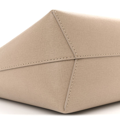 Mansur Gavriel Saffiano Small Zip Tote Beige 8 of 10