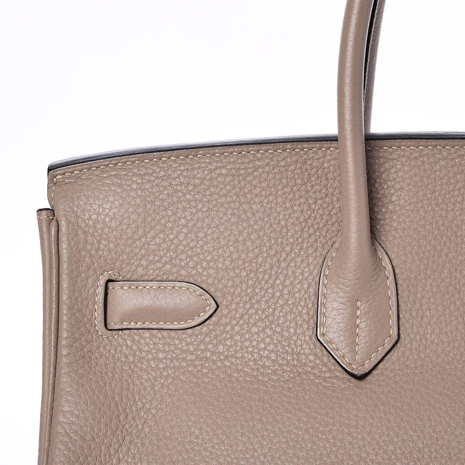 Hermes Taurillon Clemence Birkin 35 Gris Tourterelle 28 of 36