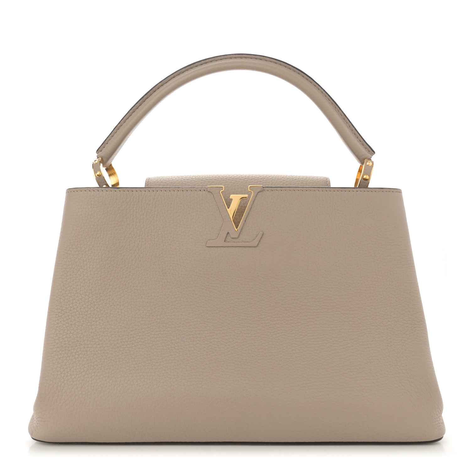 Louis Vuitton Taurillon Capucines MM Galet 1 of 14