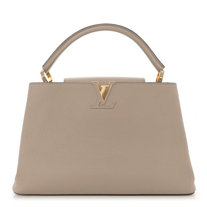 Louis Vuitton Taurillon Capucines MM Galet 1 of 14