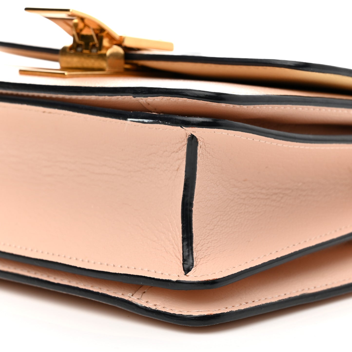 Goatskin Small Classic Box Flap Bag Blush