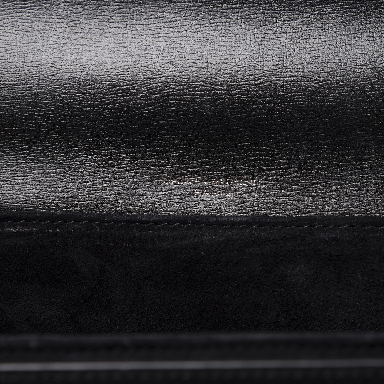 Saint Laurent Calfskin Medium Bellechasse Satchel Black 8 of 9