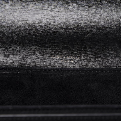 Saint Laurent Calfskin Medium Bellechasse Satchel Black 8 of 9