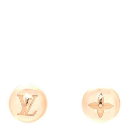 Louis Vuitton Pearl My Mix Earrings Pink Gold 1 of 5