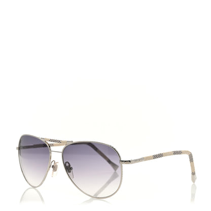 Louis Vuitton Damier Azur Conspiration Pilote Aviator Sunglasses Z0203U 1 of 10