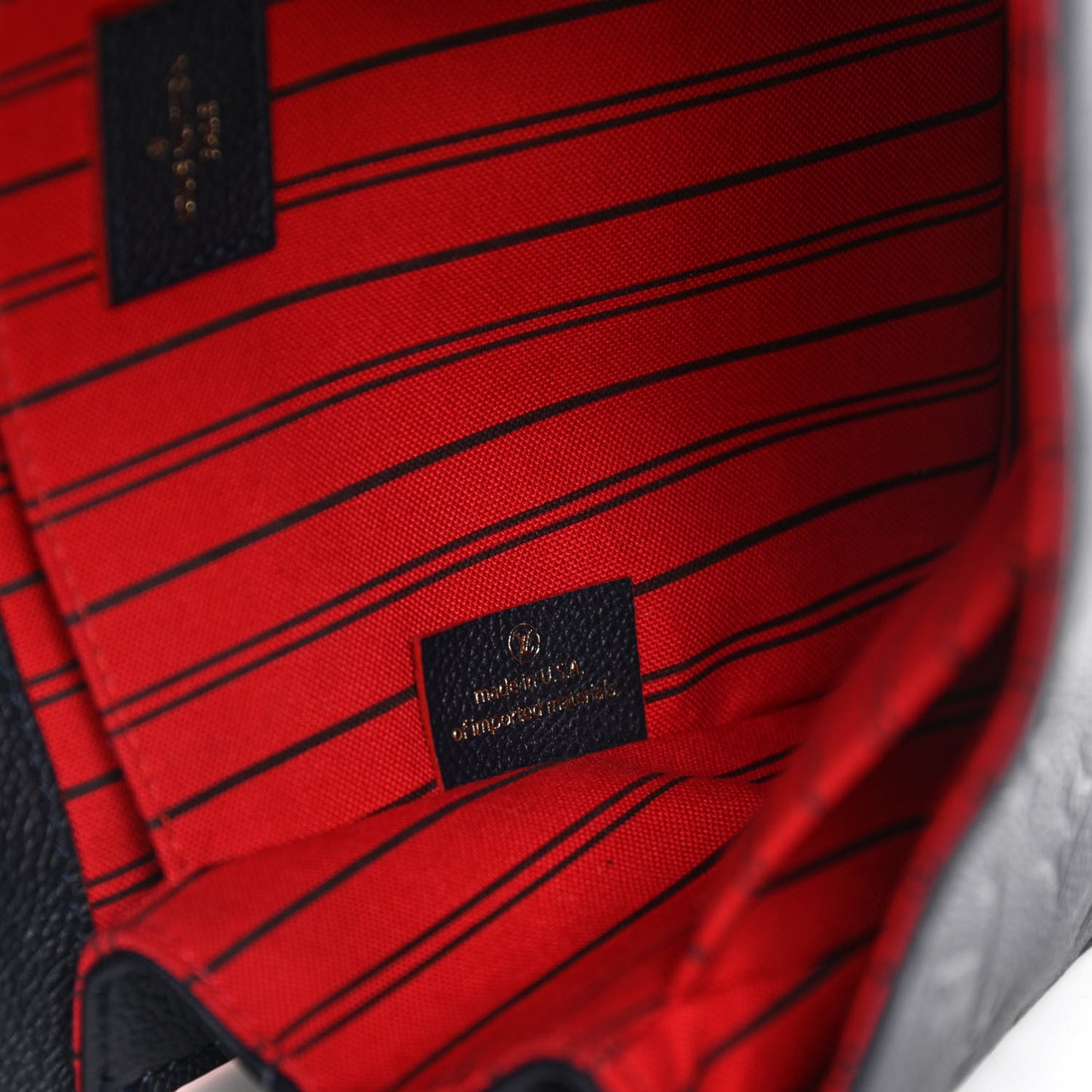 Empreinte Pochette Metis Marine Rouge