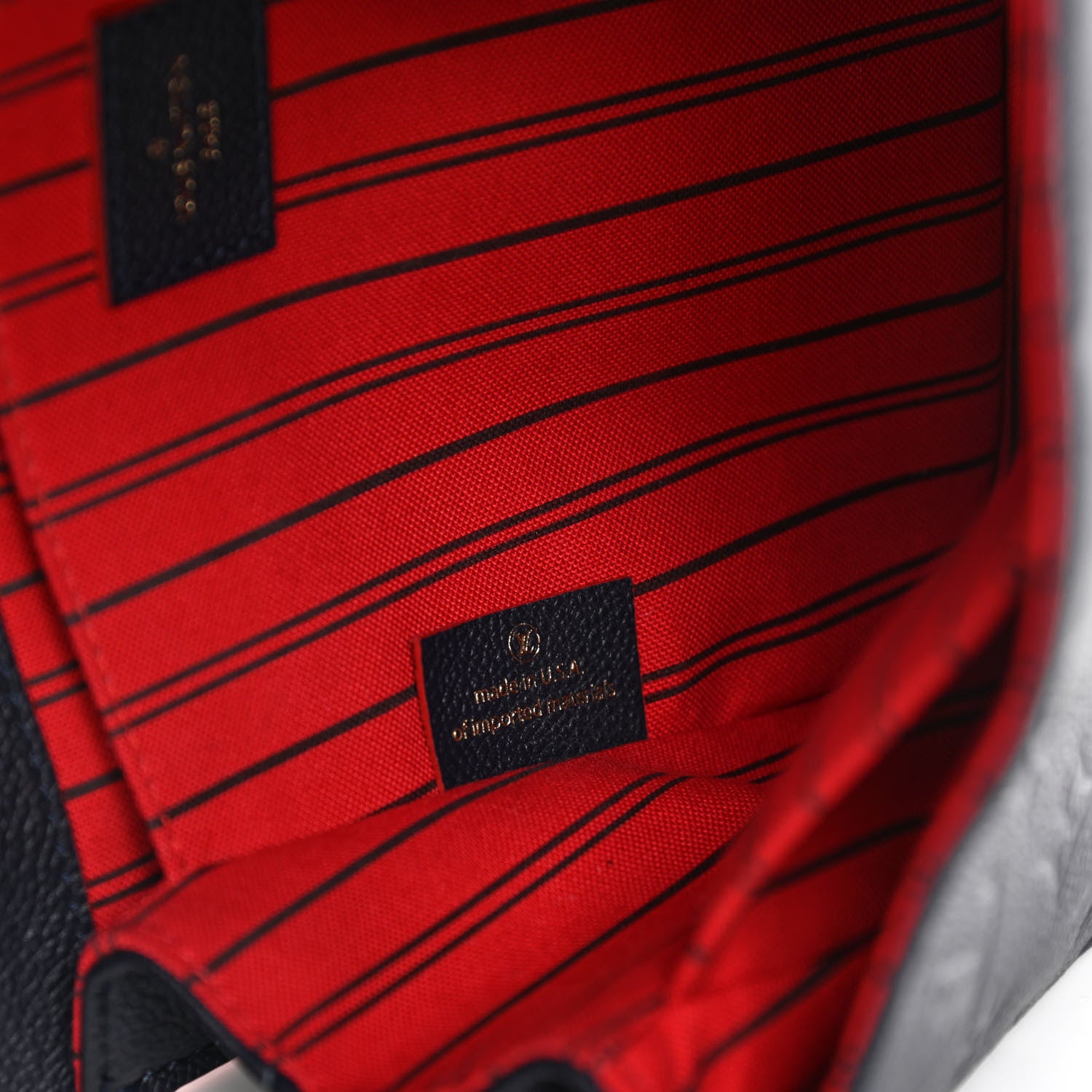 Louis Vuitton Empreinte Pochette Metis Marine Rouge 7 of 9