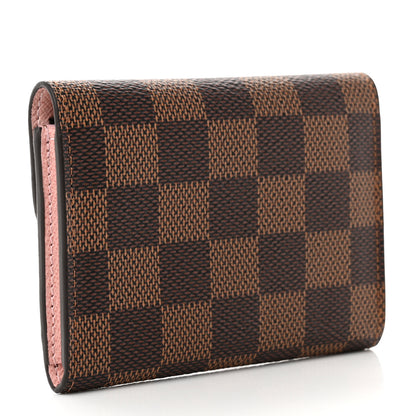 Louis Vuitton Damier Ebene Rosalie Coin Purse Rose Ballerine 3 of 7