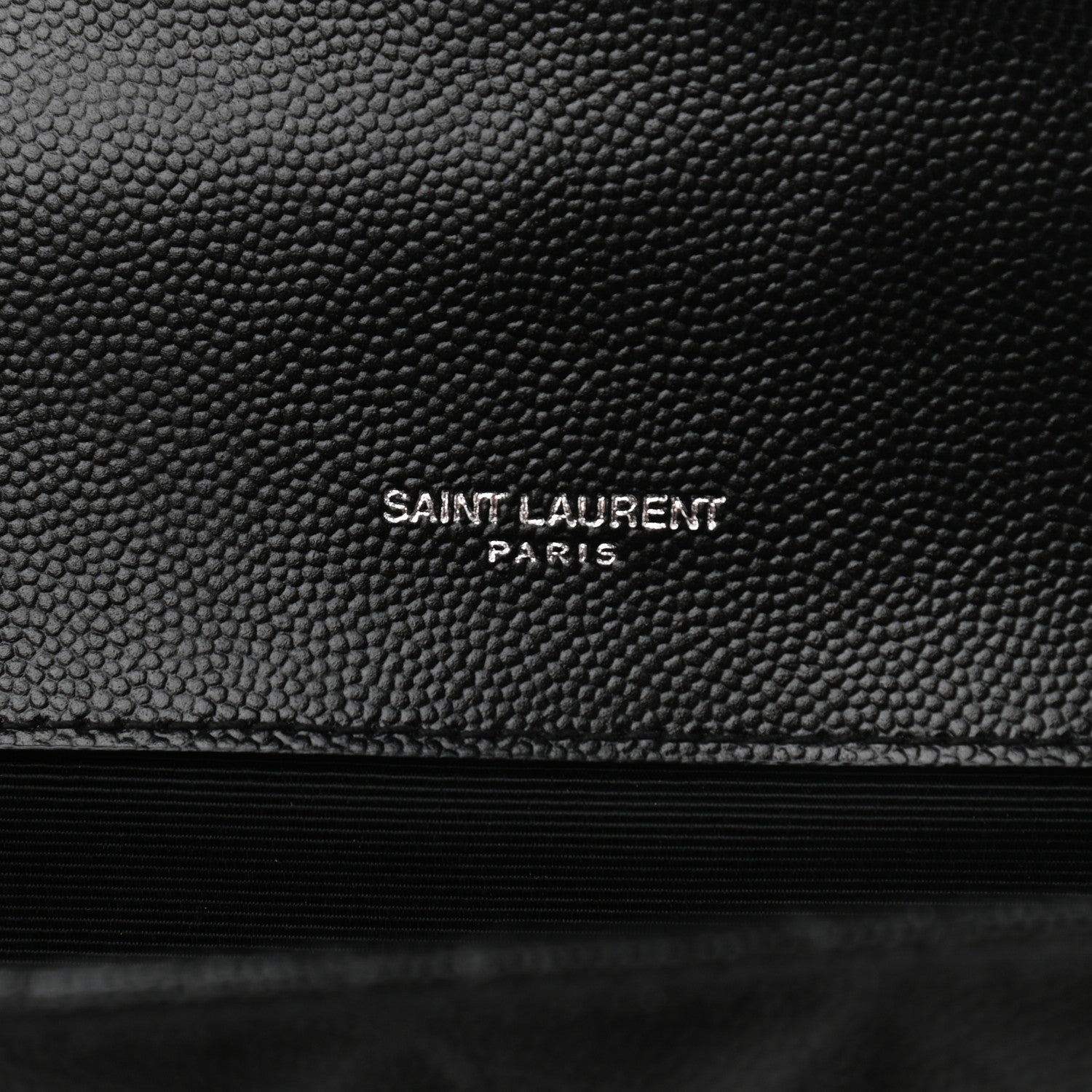 Saint Laurent Grain De Poudre Textured Mixed Matelasse Triquilt Small Monogram Satchel Black 6 of 12