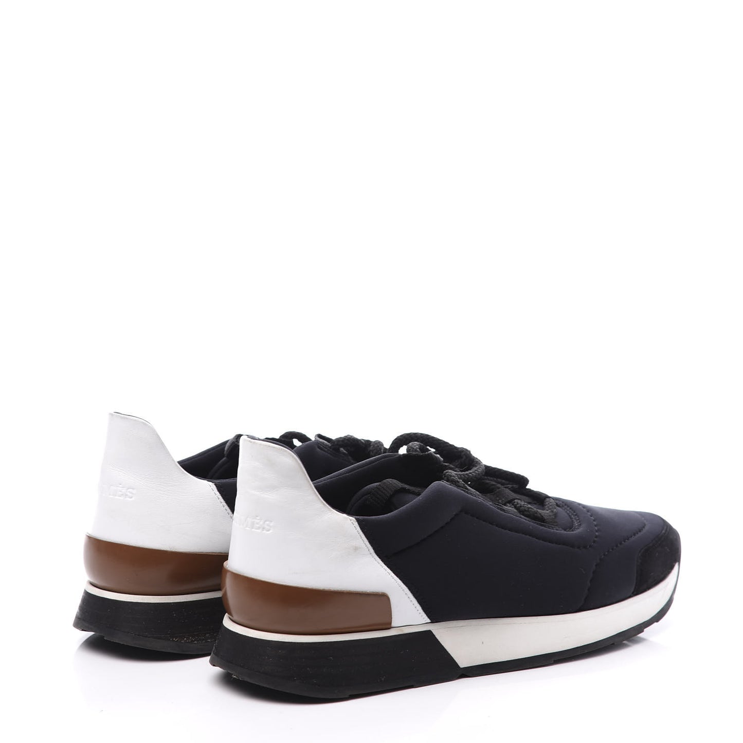 Technical Canvas Womens Miles Sneakers 39 Marine White