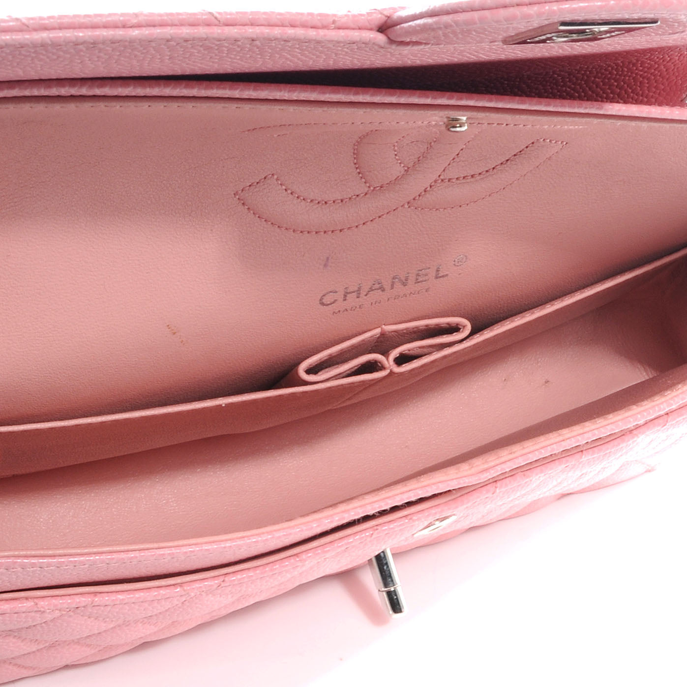 Chanel Caviar Medium Double Flap Pink 5 of 7