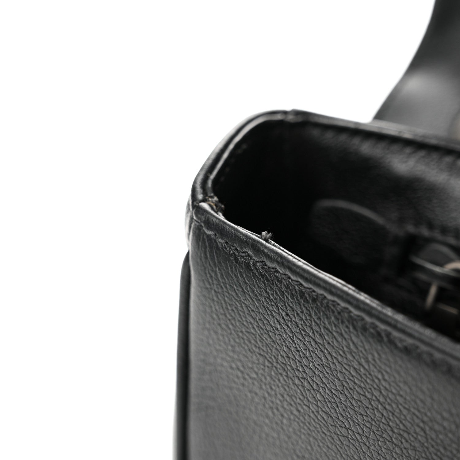 Prada Glace Calfskin Studded Crossbody Black 12 of 14