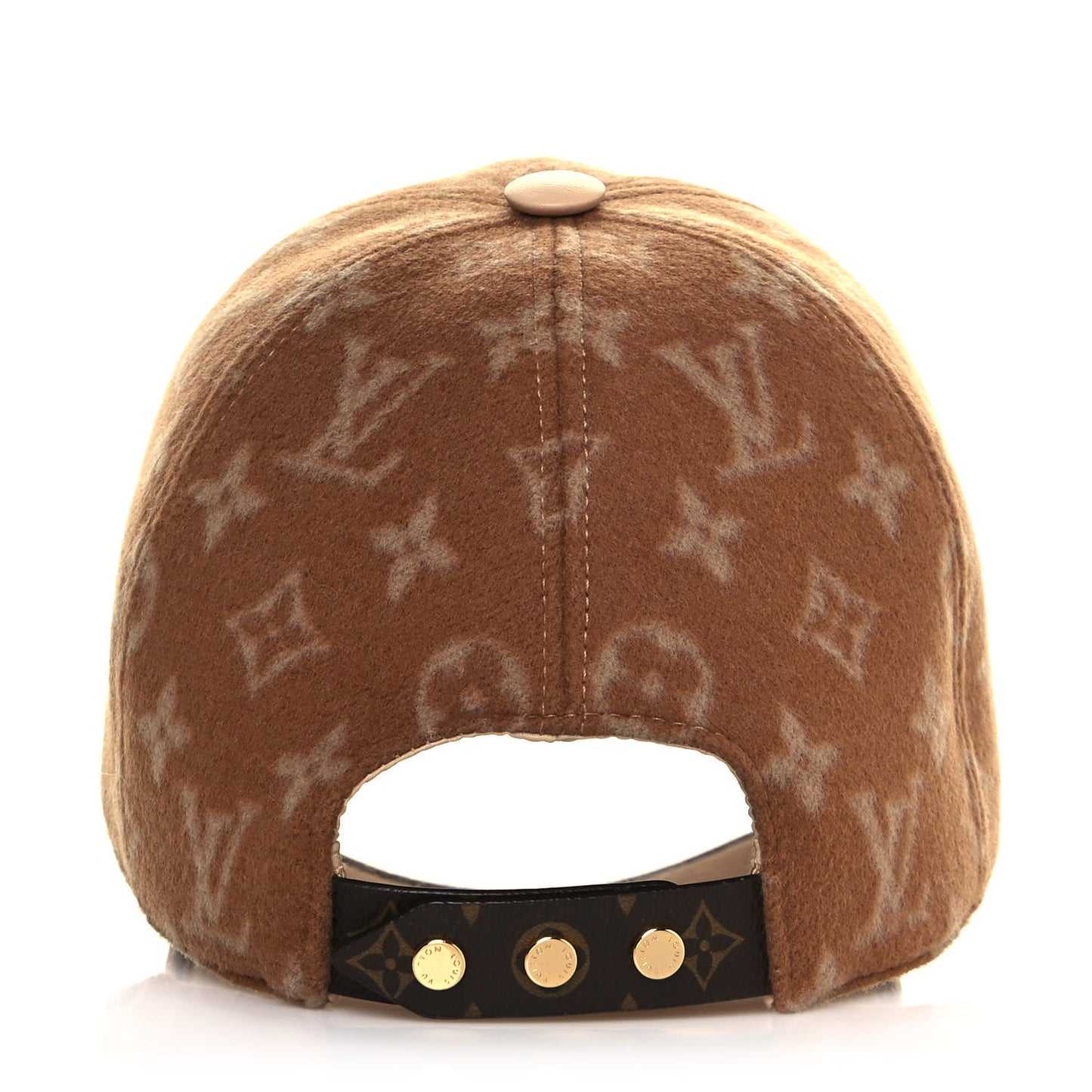 Wool Monogram Carry On Cap M Beige
