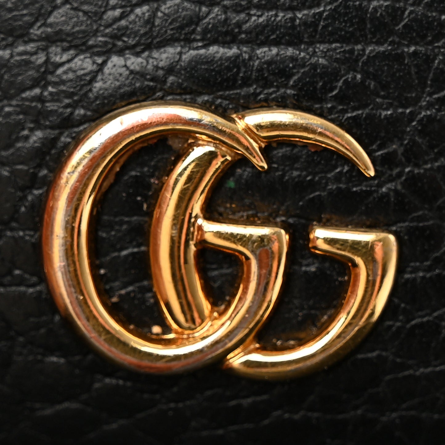 Dollar Calfskin GG Supreme Monogram GG Marmont 6 Key Holder Case Black Beige Ebony