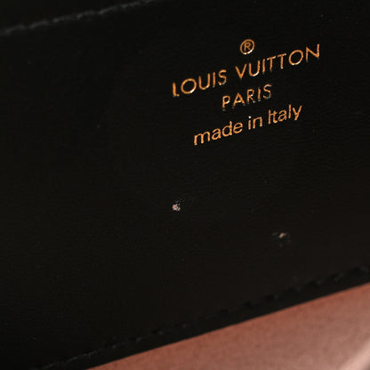 Louis Vuitton Lambskin Embossed Monogram Pochette Coussin Black 15 of 18