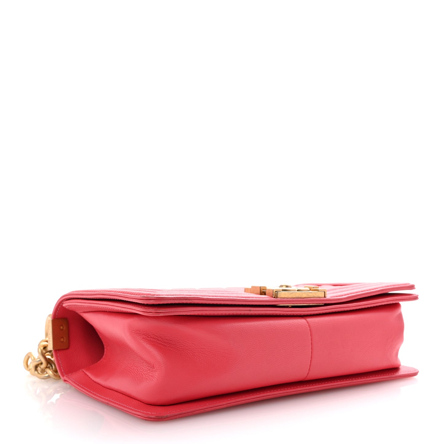 Caviar Quilted Medium Boy Flap Pink