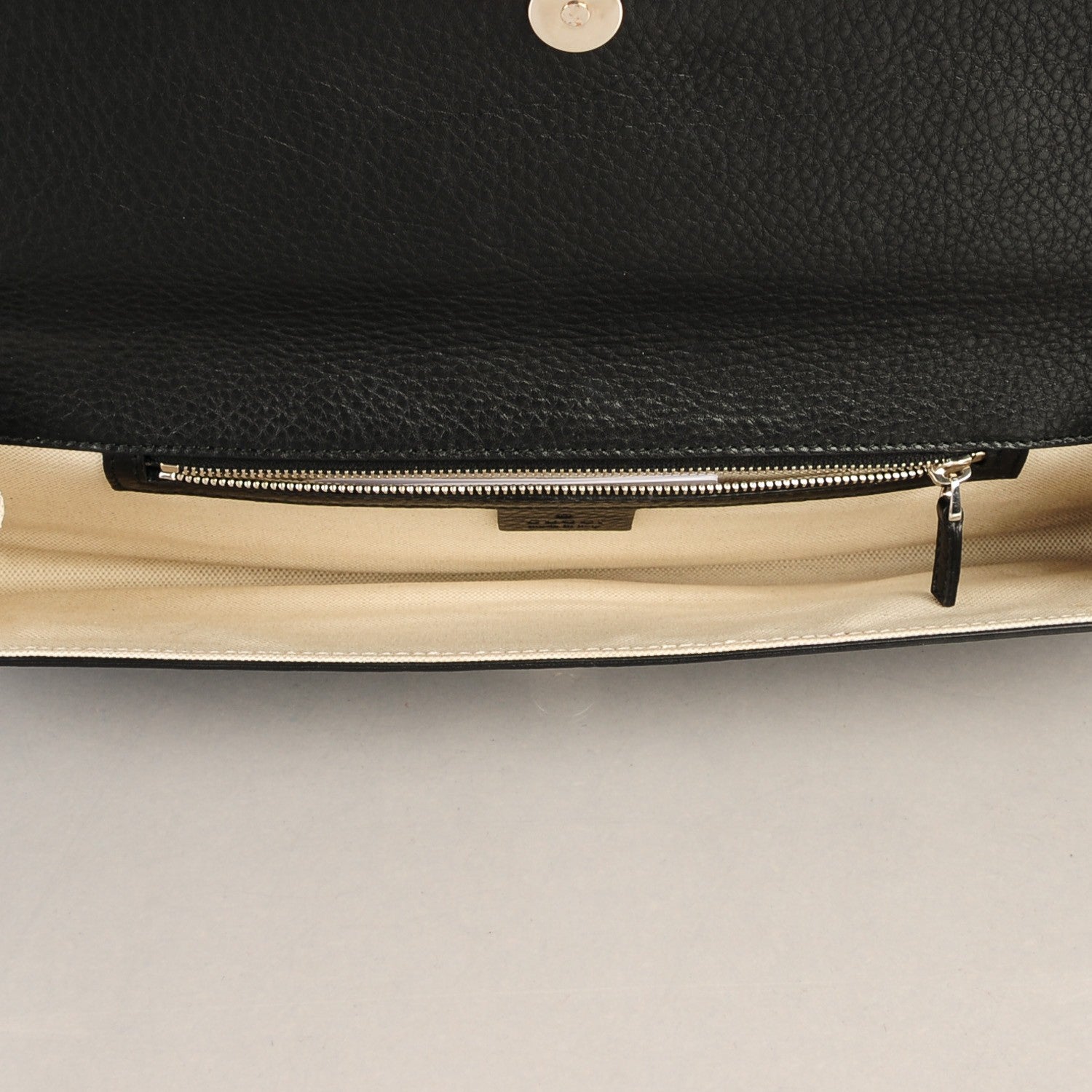 Gucci Calfskin Studded Sigrid Evening Clutch Black 5 of 7