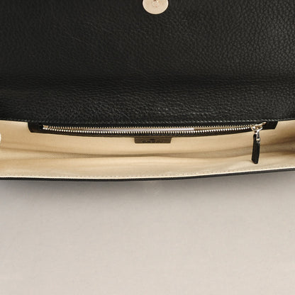 Gucci Calfskin Studded Sigrid Evening Clutch Black 5 of 7