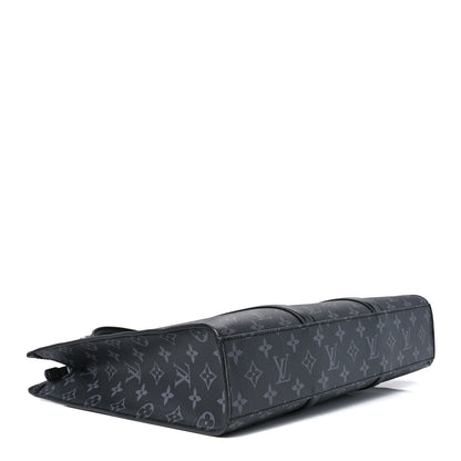 Louis Vuitton Monogram Eclipse Sac Plat Horizontal Zipper 4 of 10