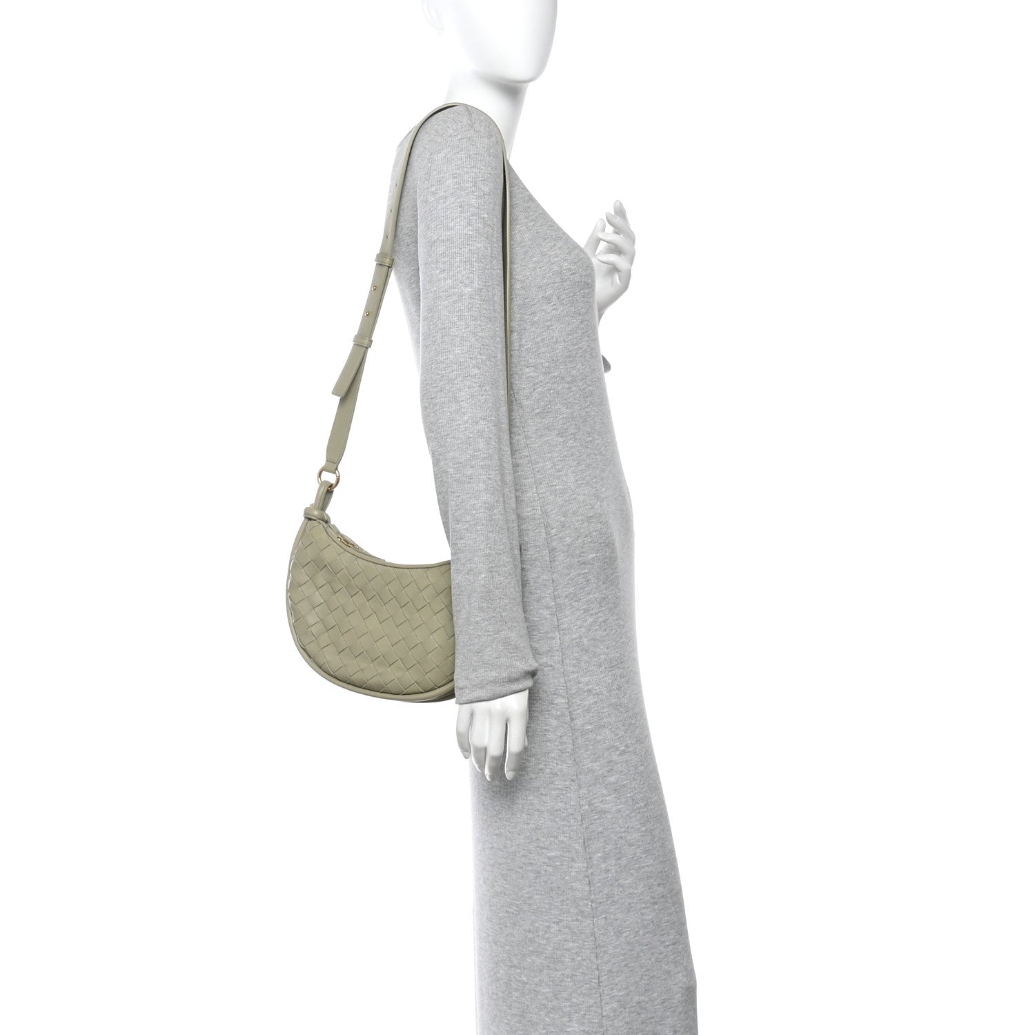 Bottega Veneta Nappa Intrecciato Small Gemelli Multipocket Bag Travertine Muse 2 of 10