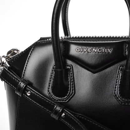 Givenchy Shiny Lord Calfskin Mini Antigona Black 9 of 11
