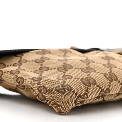 Gucci GG Monogram Double Pocket Belt Bag Dark Brown 8 of 9