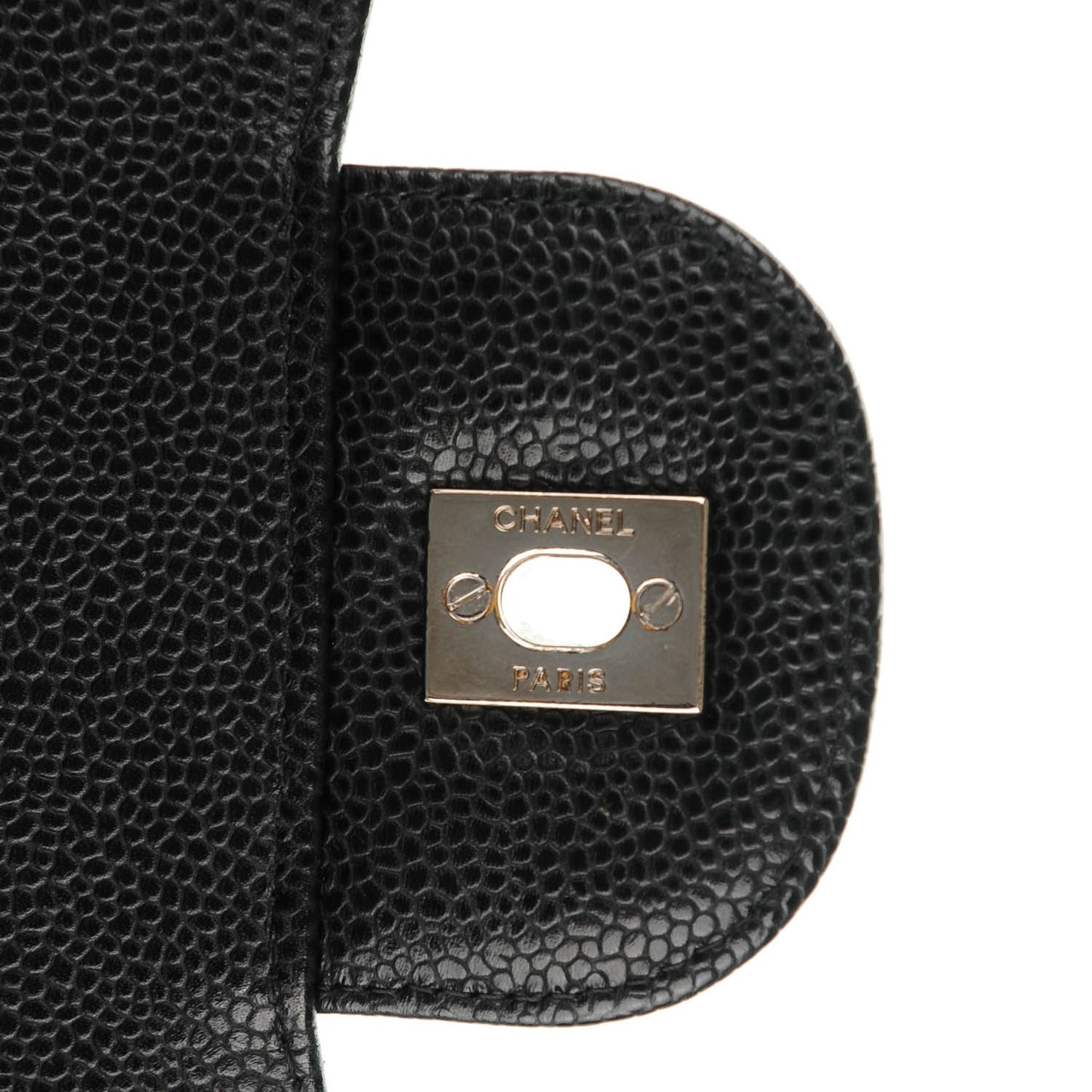 Caviar Quilted Jumbo Single Flap Black