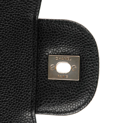 Chanel Caviar Quilted Jumbo Single Flap Black 5 of 8