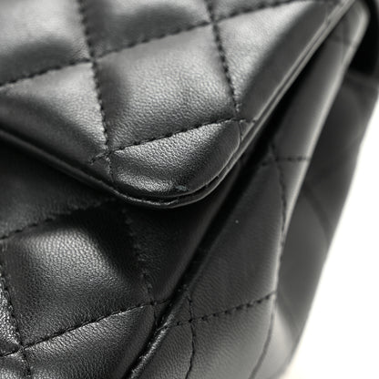 Chanel Lambskin Quilted Mini Square Flap Black 12 of 13