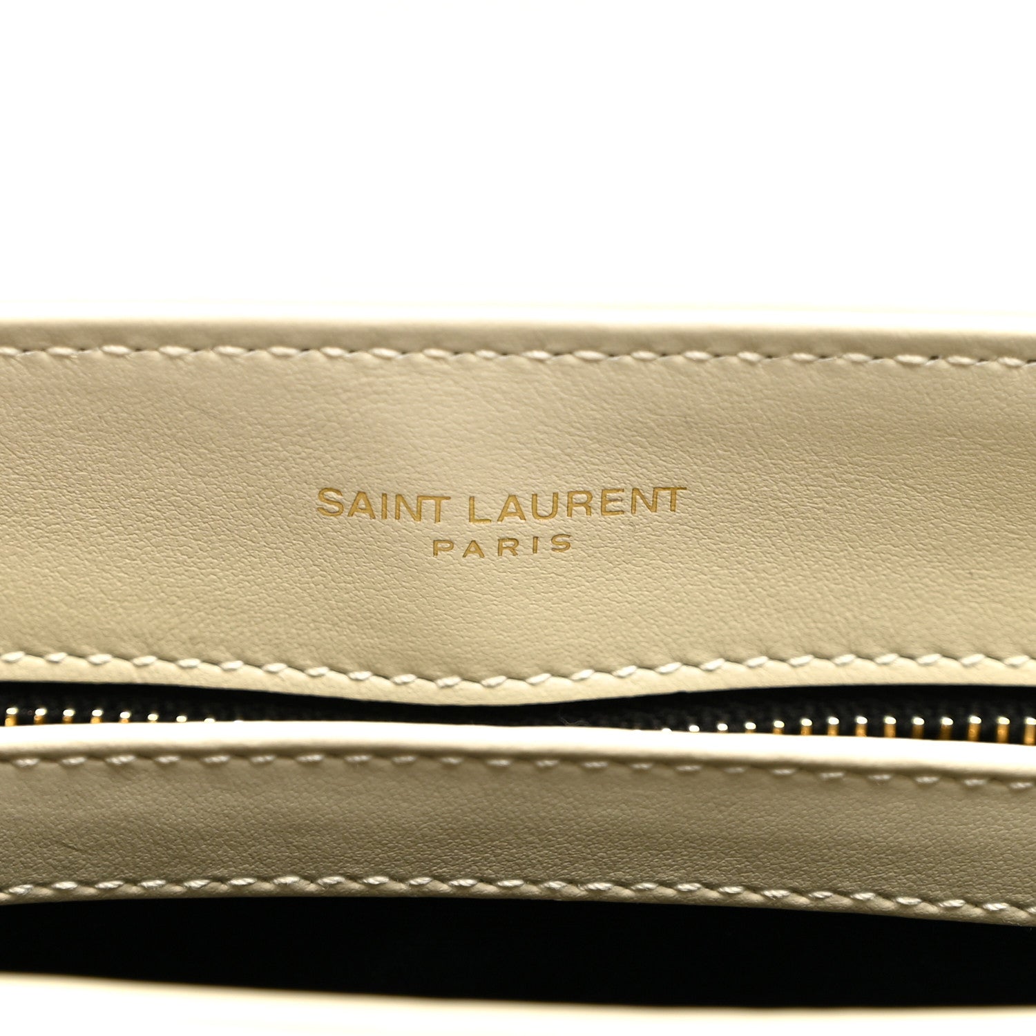 Saint Laurent Calfskin Y Quilted Monogram Toy Loulou Crossbody Bag Blanc Vintage 6 of 11