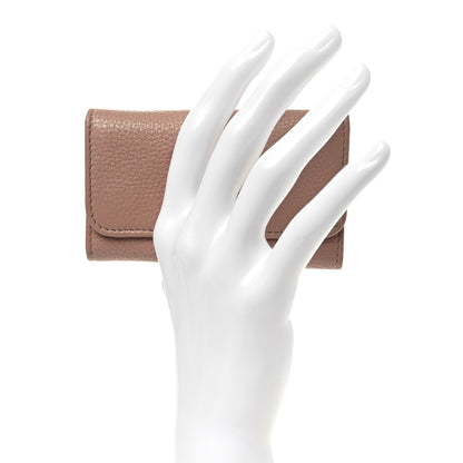 Prada Vitello Grain 6 Key Holder Cipria 2 of 6