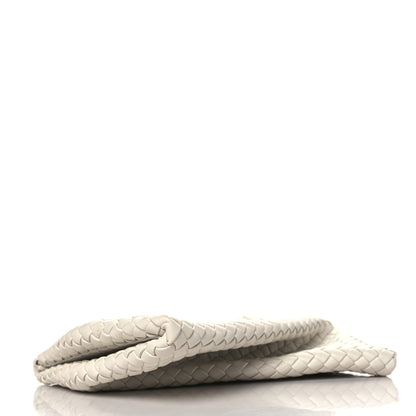 Bottega Veneta Nappa Intrecciato Crisscross Clutch Chalk 4 of 6