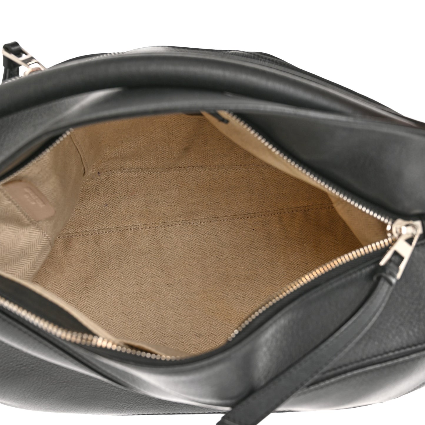 Calfskin Medium Puzzle Bag Black