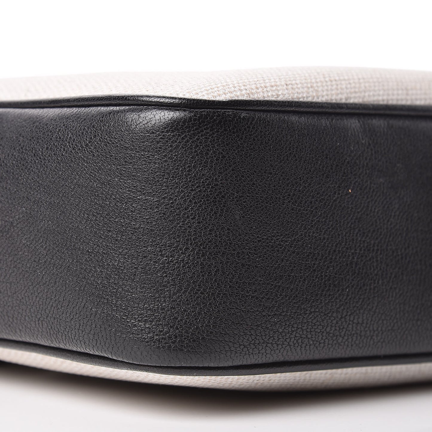 Linen Canvas Monogram Lou Camera Bag Black