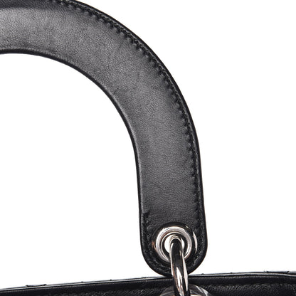Christian Dior Lambskin Cannage Small Lucky Badges My Lady Dior Black 11 of 13