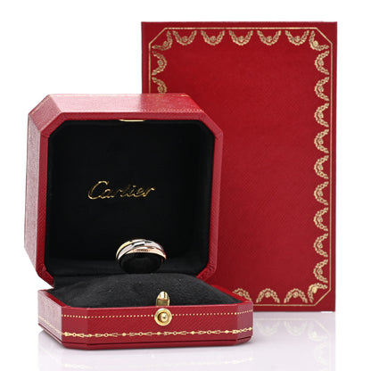 Cartier 18K Pink Yellow White Gold Small Trinity Ring 50 5.25 5 of 5
