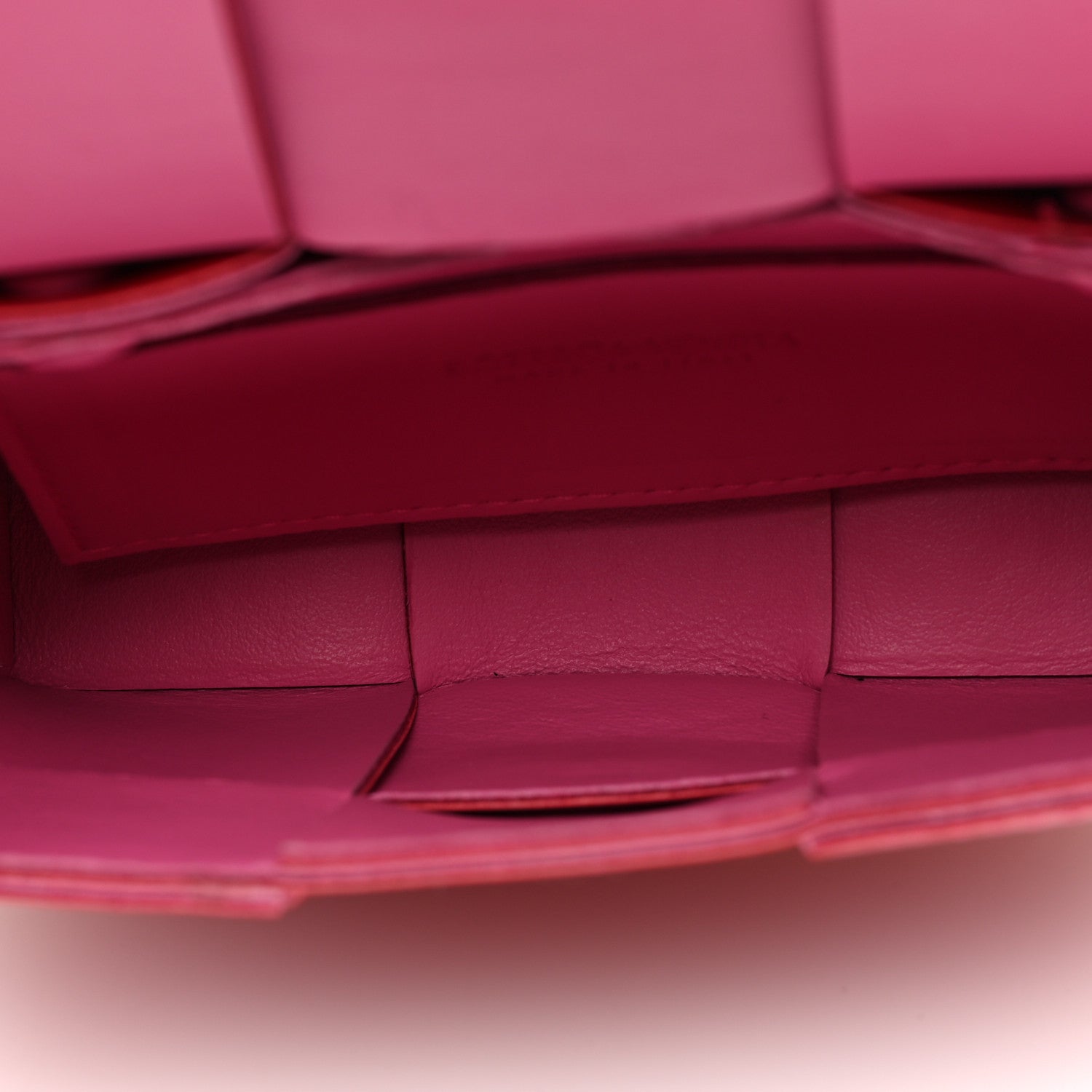 Bottega Veneta Metallic Patent Calfskin Maxi Intrecciato Extra Mini Cassette Crossbody Bag Pink 5 of 9