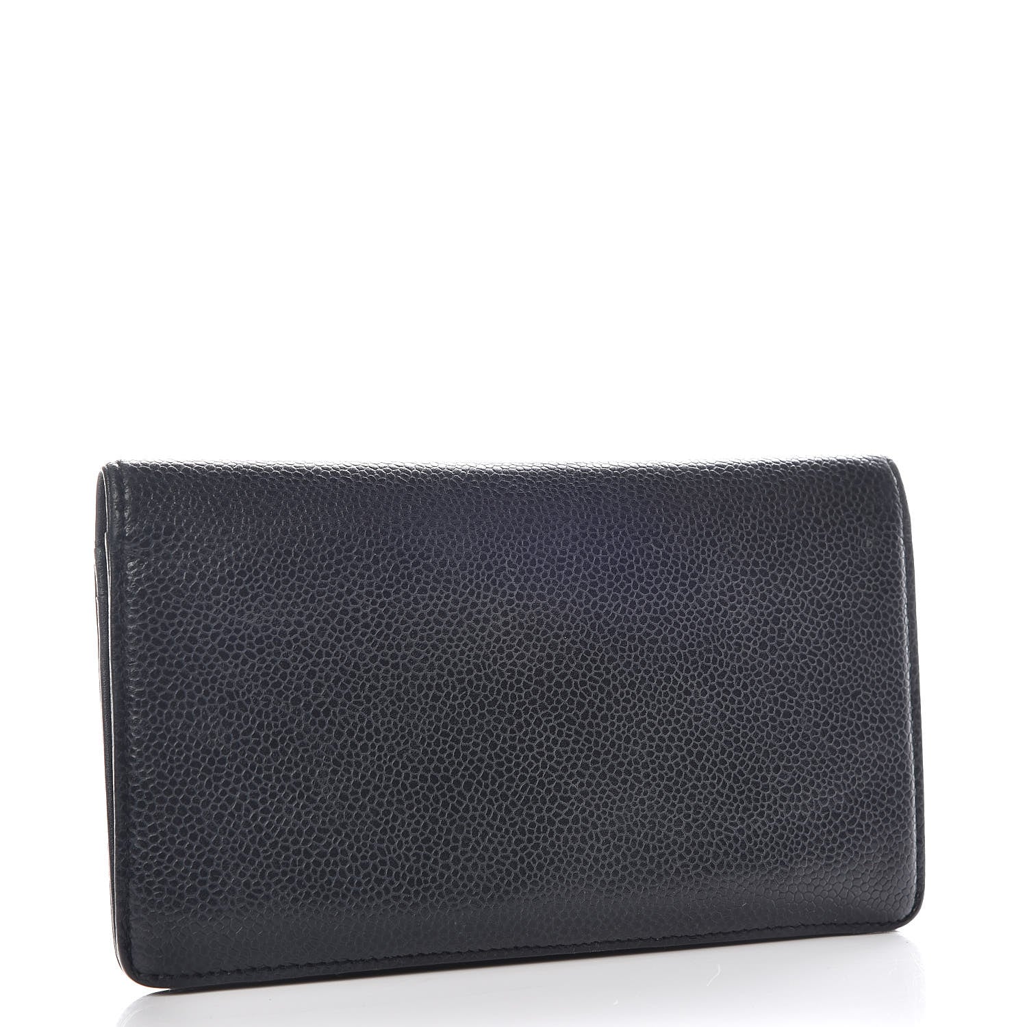 Chanel Caviar Timeless CC Yen Wallet Black 3 of 10
