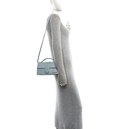 Jacquemus Calfskin Lizard Embossed Le Grand Bambino Light Blue 2 of 10