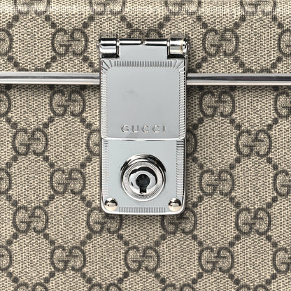 Gucci GG Supreme Monogram Globe-Trotter Beauty Case Brown 8 of 10