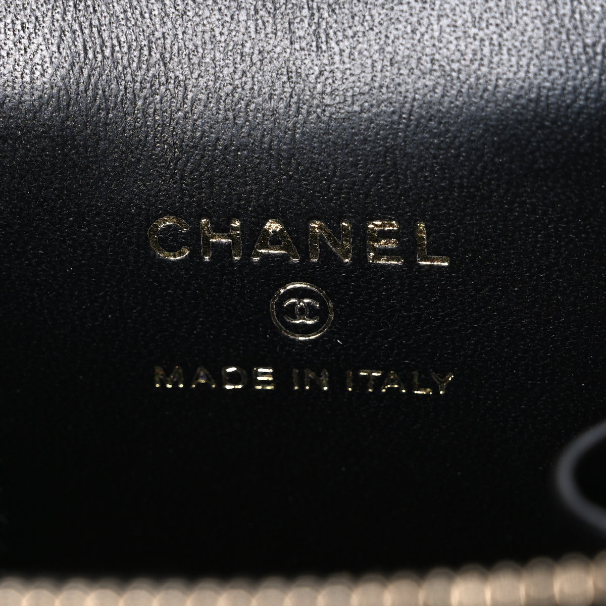 Chanel Caviar Quilted Sweetheart Mini Vanity Case Black 6 of 10