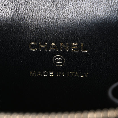 Chanel Caviar Quilted Sweetheart Mini Vanity Case Black 6 of 10