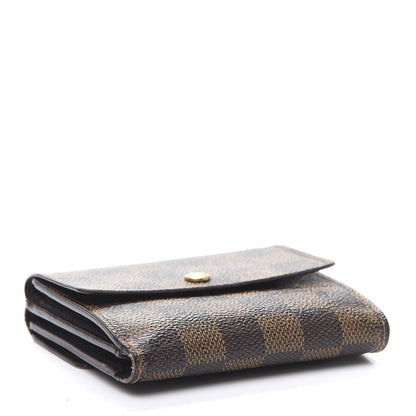 Louis Vuitton Damier Ebene Elise Wallet 4 of 9
